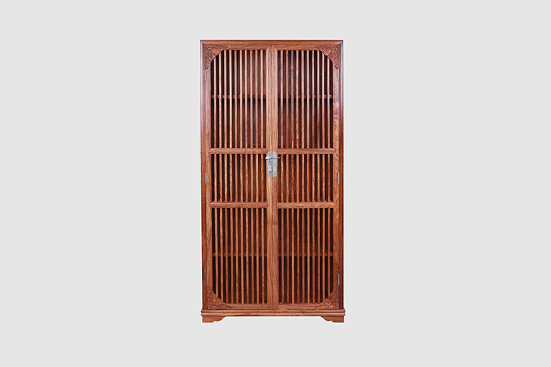 中式实木书柜—中柜
